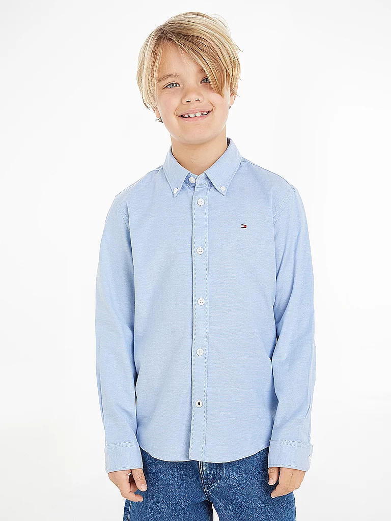 Chemise enfant Tommy Hilfiger BOYS STRETCH OXFORD SHIRT / - vue 6
